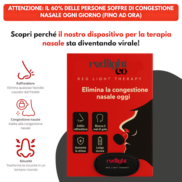 RedlightCo® Congestione Nasale